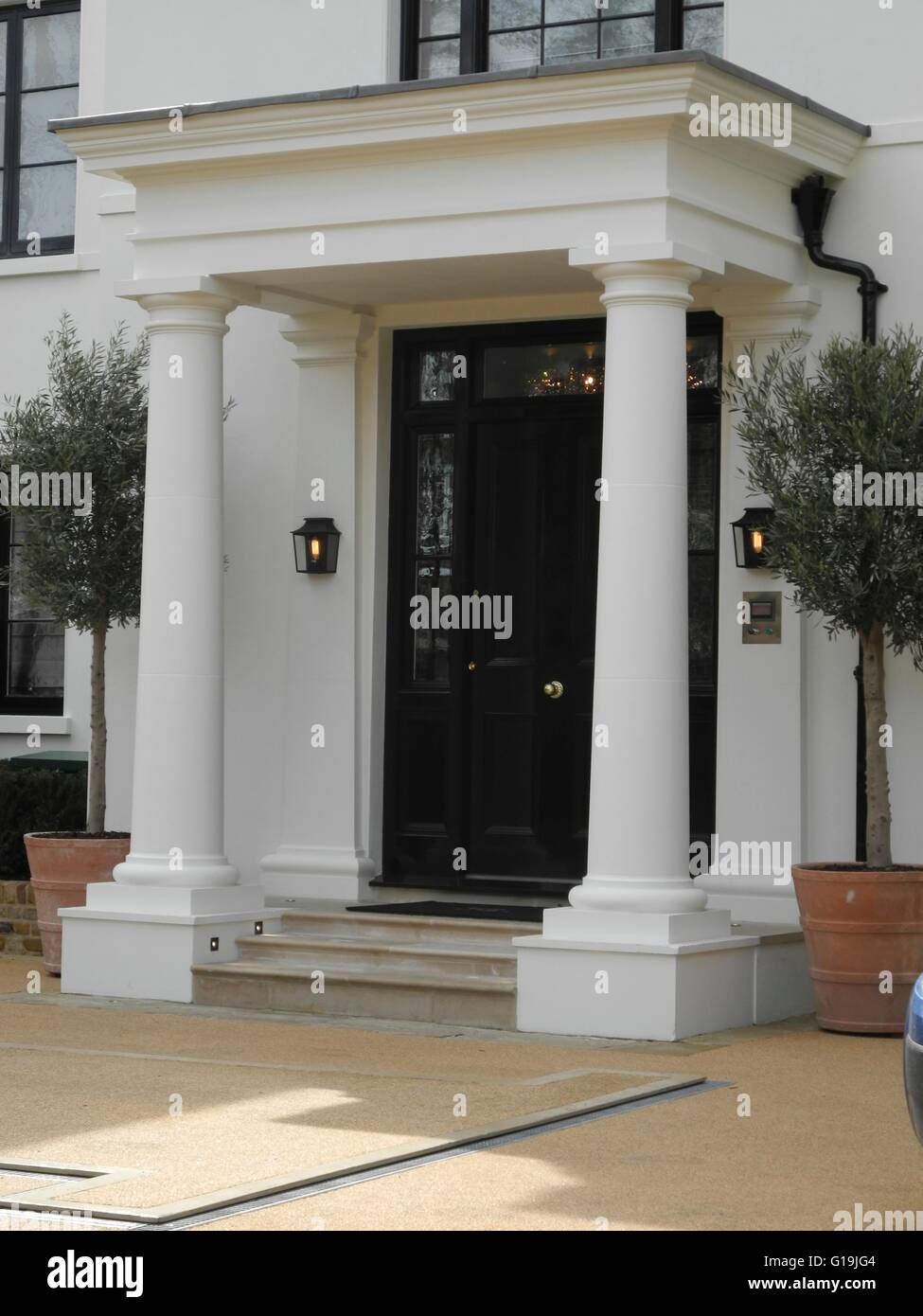 Elegant Painted Front Doors In Mayfair Notting Hill Chelsae