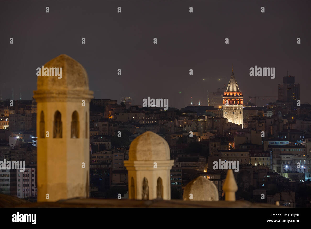 Galata tower Istanbul Stock Photo