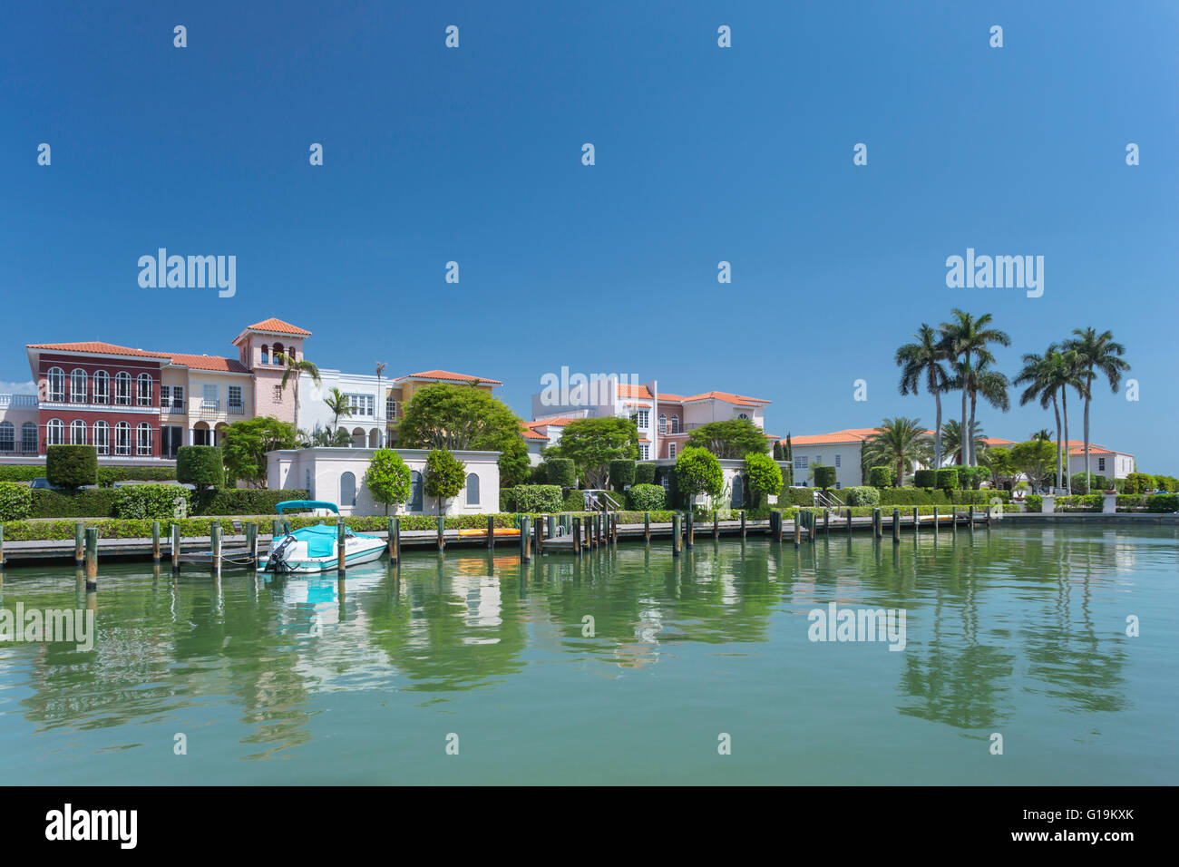 LUXURY HOMES INNER DOCTORS BAY NAPLES FLORIDA USA Stock Photo Alamy