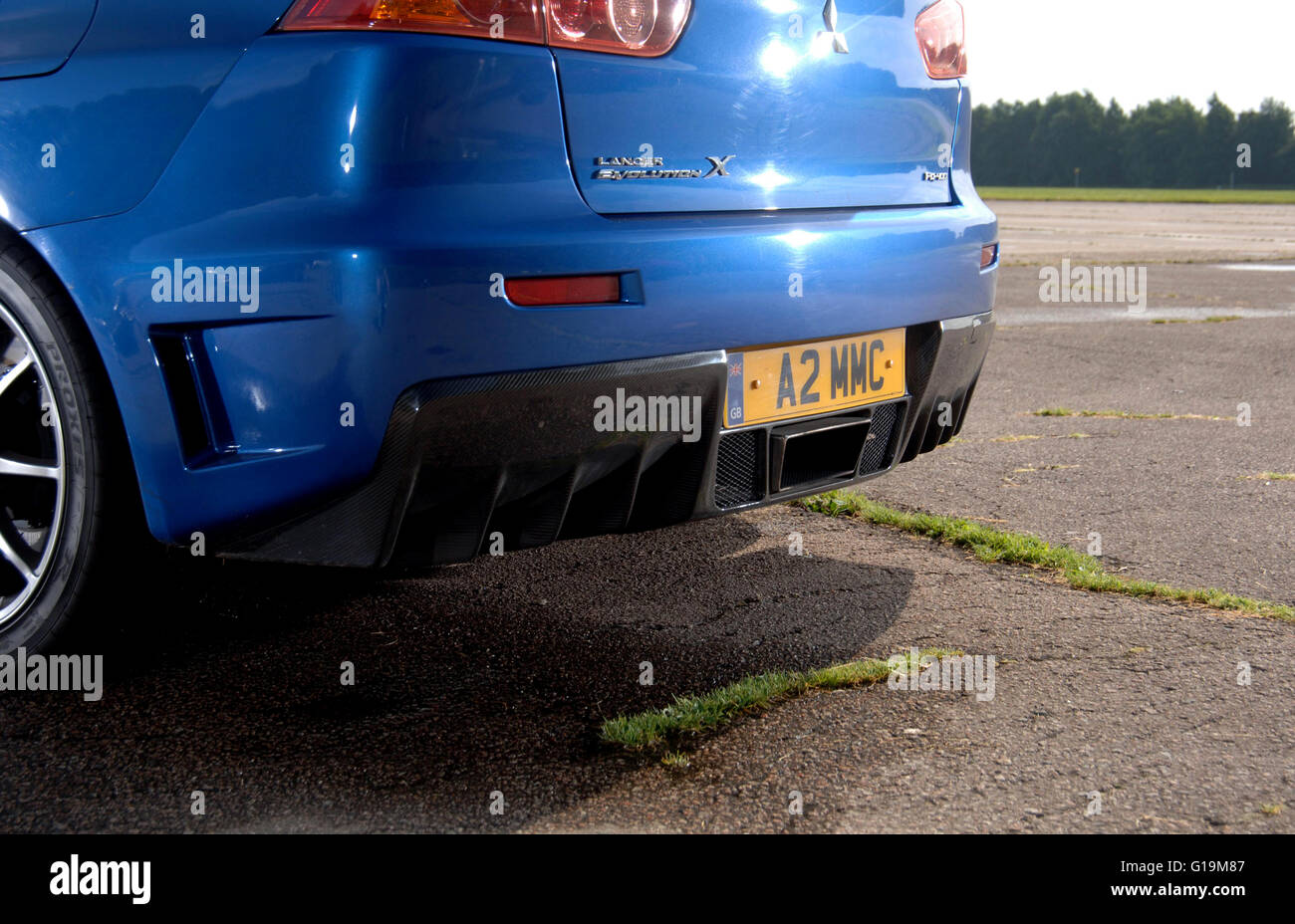 Mitsubishi Evo X Japanese 4 wheel drive super saloon rear diffuser ...