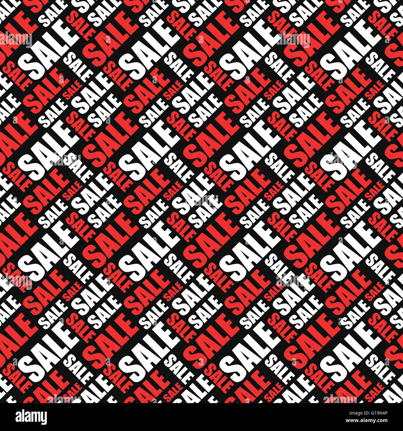 Sale text seamless pattern Stock Vector Images - Alamy