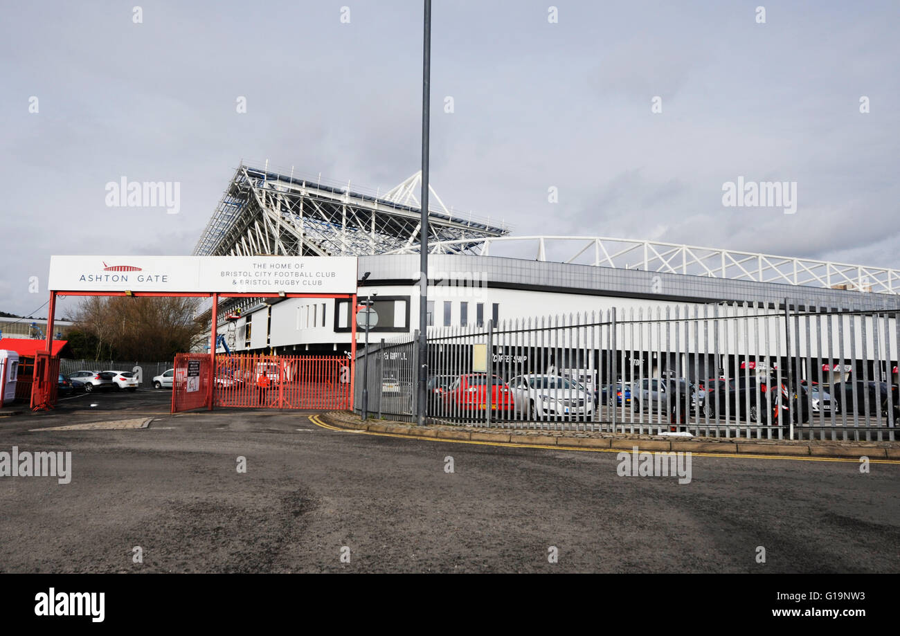 Ashton Gate Stadium,stadium, football, UK Stock Photo