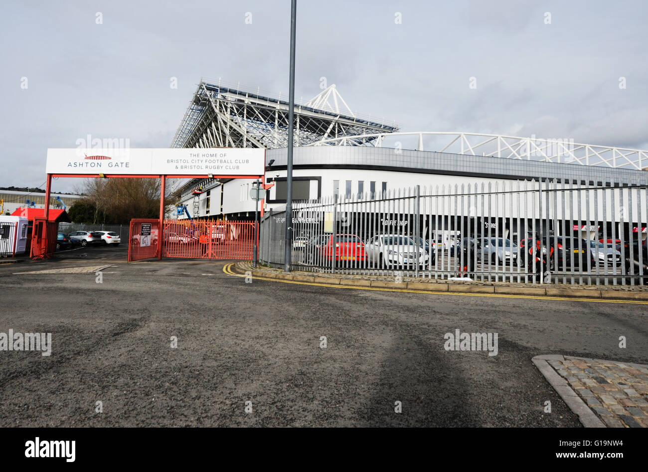 Ashton Gate Stadium,stadium, football, UK Stock Photo