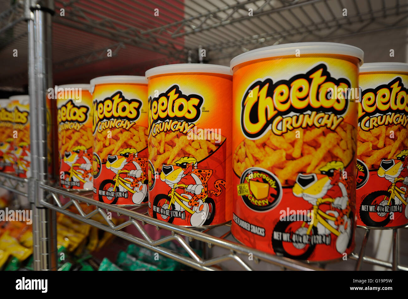 Cheetos, Frito-Lay,food processing,UK Stock Photo