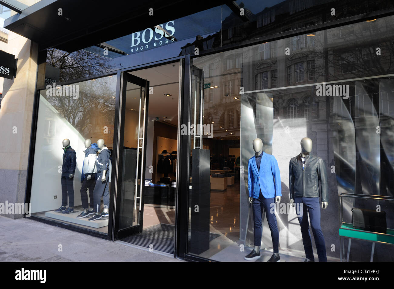 Hugo Boss Store in Cardiff - United Kingdom Stock Photo - Alamy