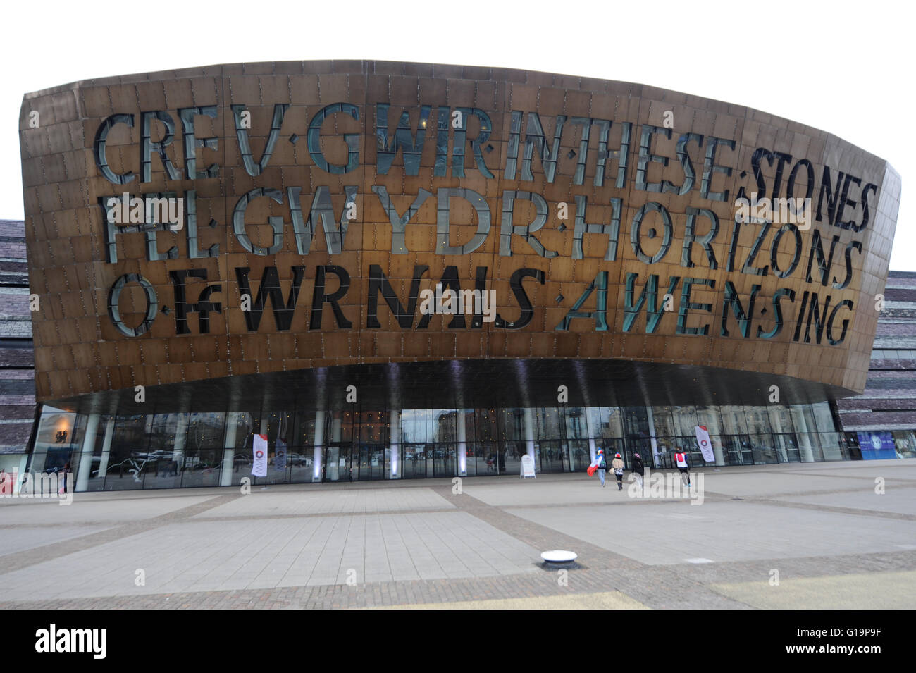 Wales Millennium Centre in Cardiff Stock Photo