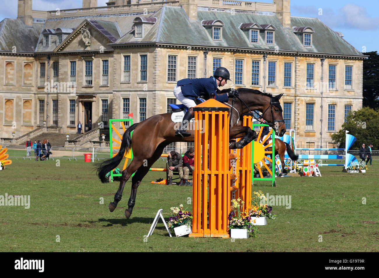 Francis Whittington (Great Britain) on Hasty Imp show jumping at the
