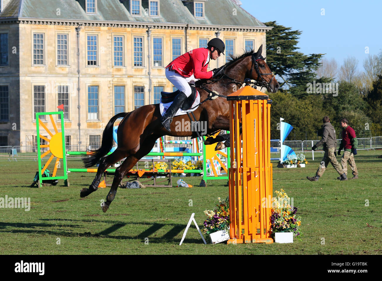 Paul Tapner (Australia) on Vanir Kamira show jumping at the Belton