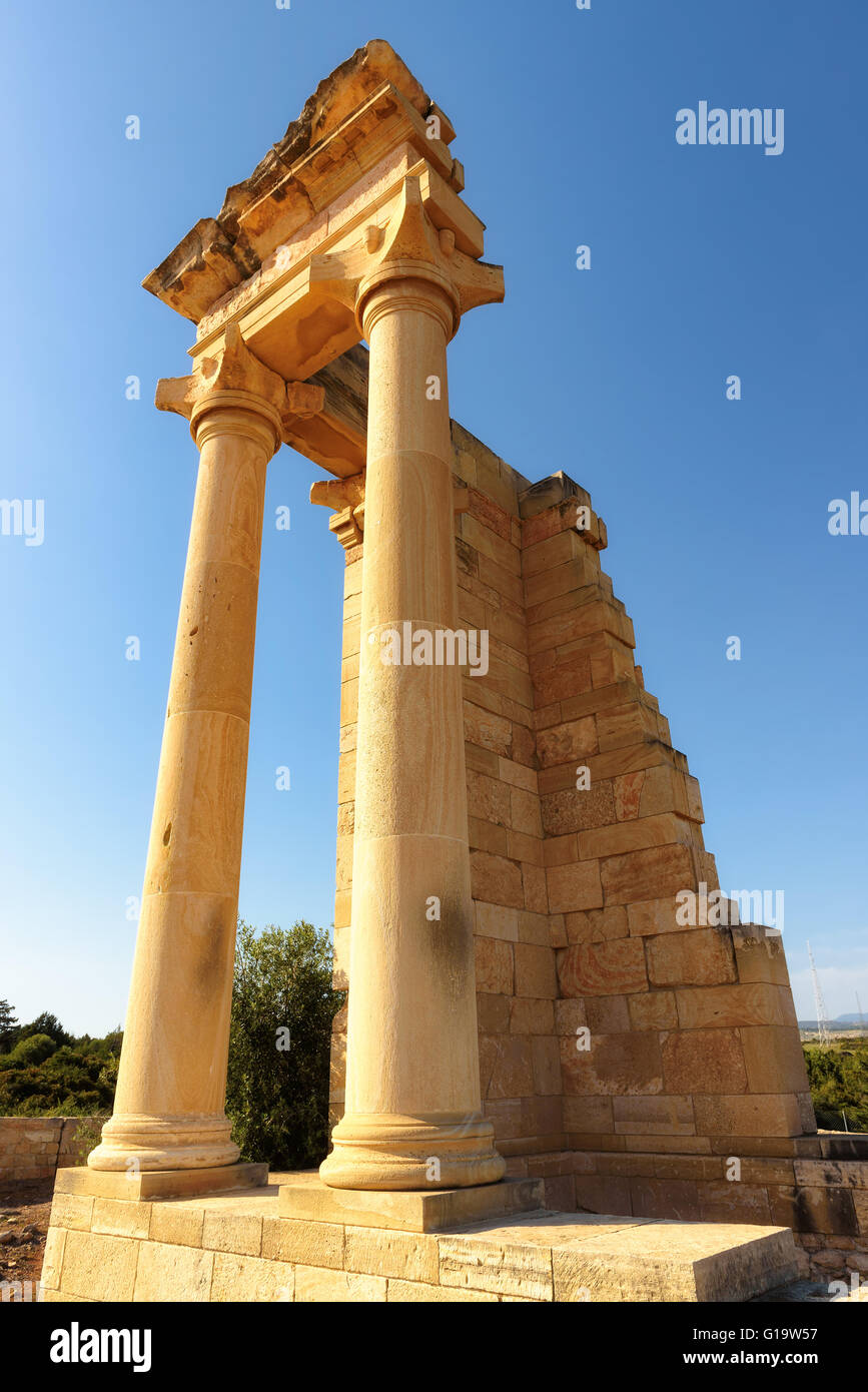 Apollo Hylates - main religious centres of ancient Cyprus Stock Photo