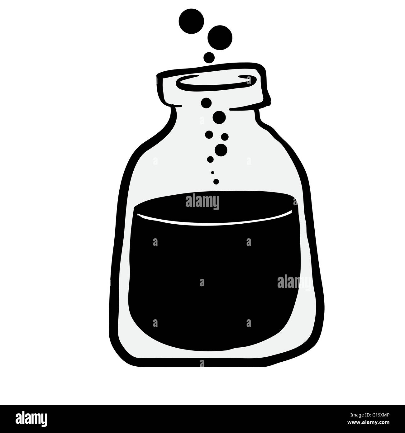 bottle cartoon doodle Stock Vector Image & Art Alamy