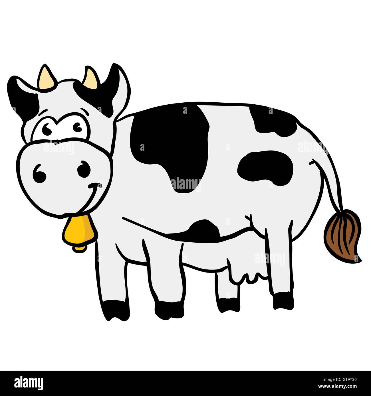 cow cartoon illustration Stock Vector Image & Art Alamy