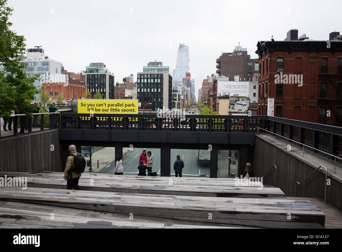 Tenth Avenue Square the amphitheatre on the High Line in New York City ...