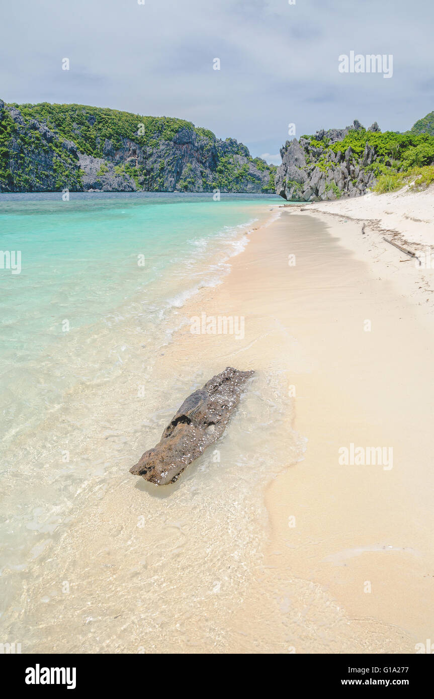 Island hopping around El Nido in Palawan Stock Photo