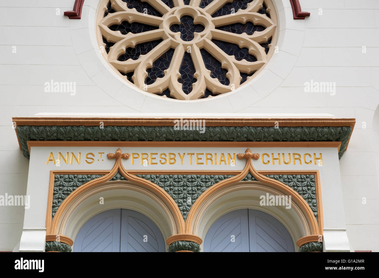 Ann Street Prysbyterian Church, Brisbane, Queensland, Stock Photo