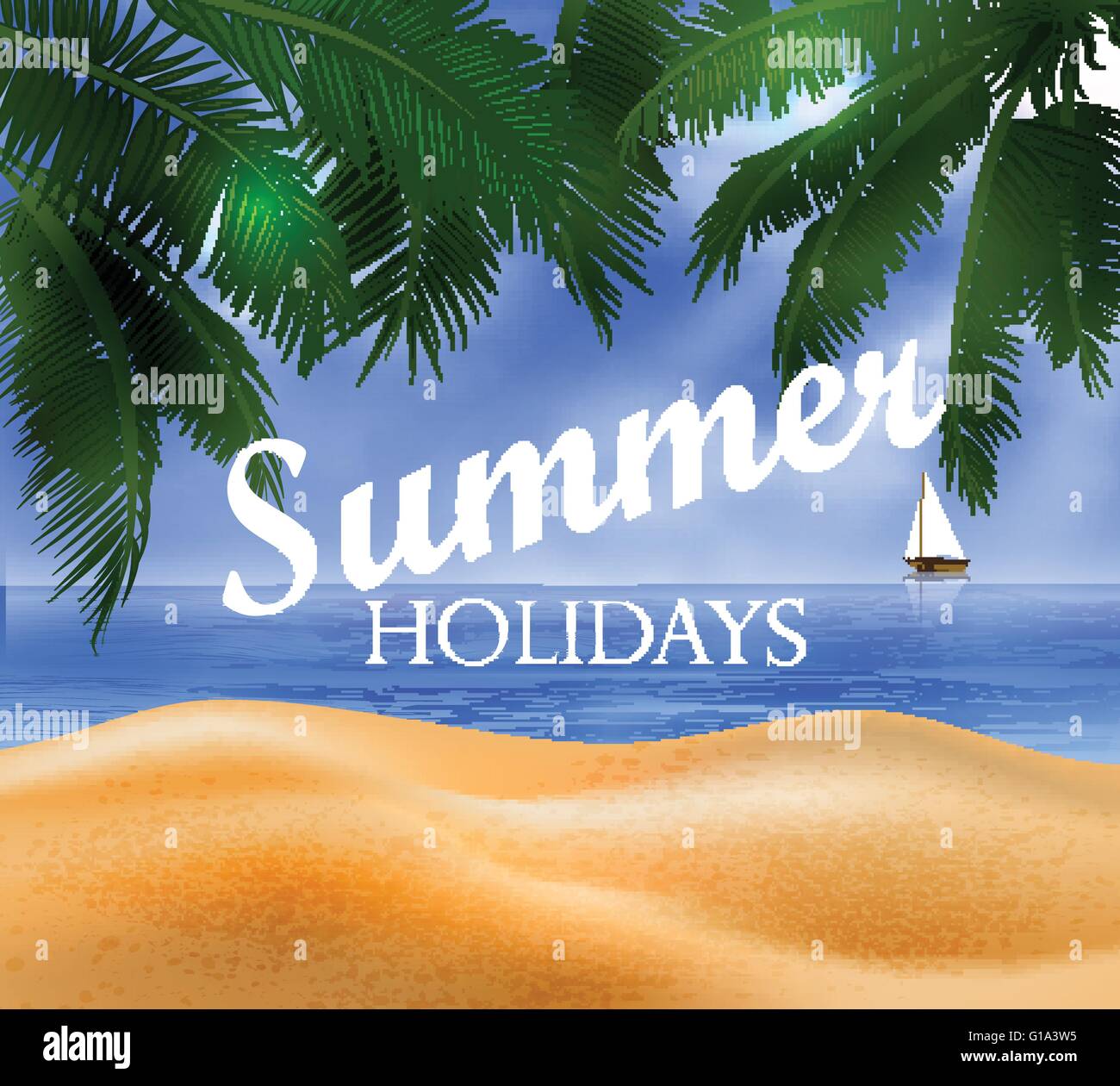 tropical vector background Stock Vector Image & Art - Alamy