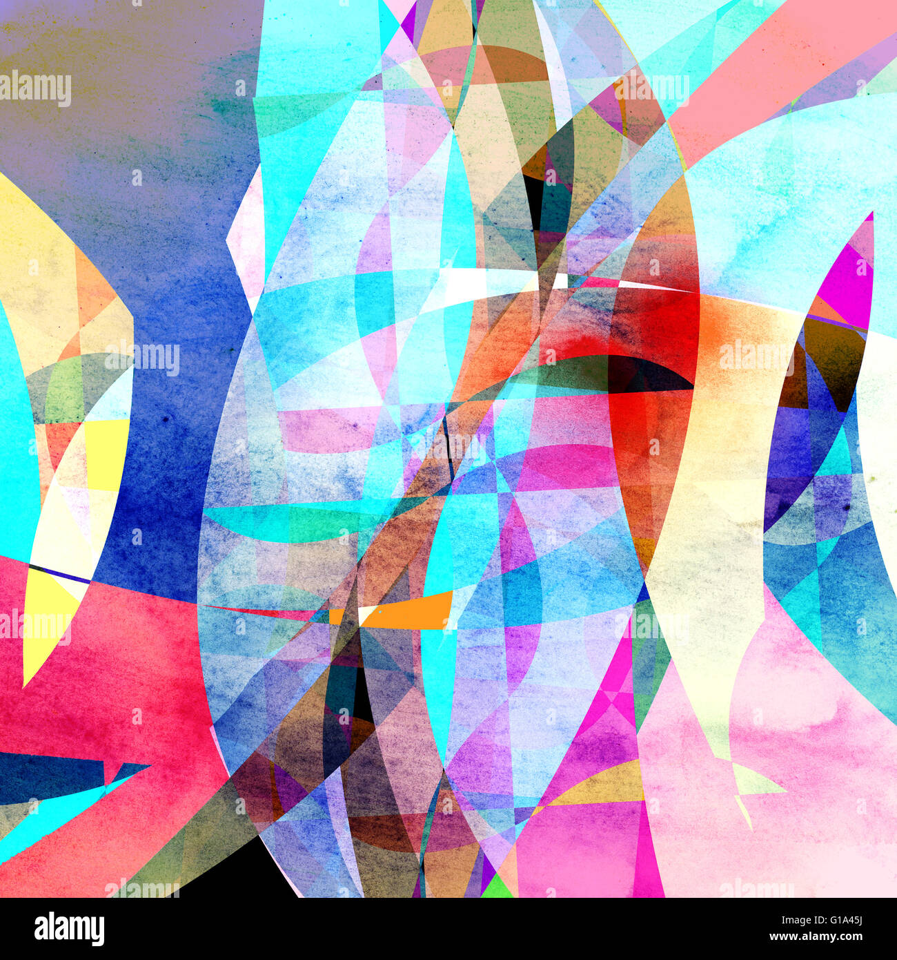 abstract watercolor geometric background Stock Photo - Alamy