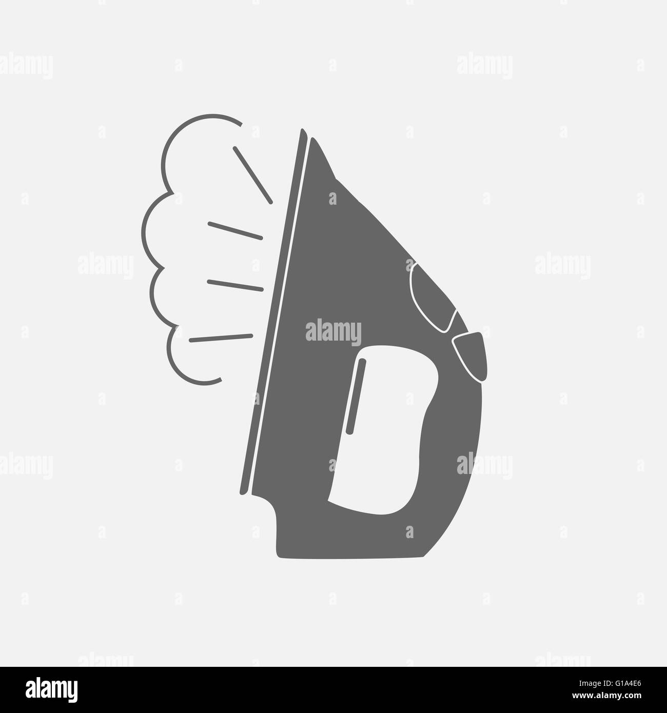 Iron Icon Vector Illustration Stock Vector Image & Art - Alamy