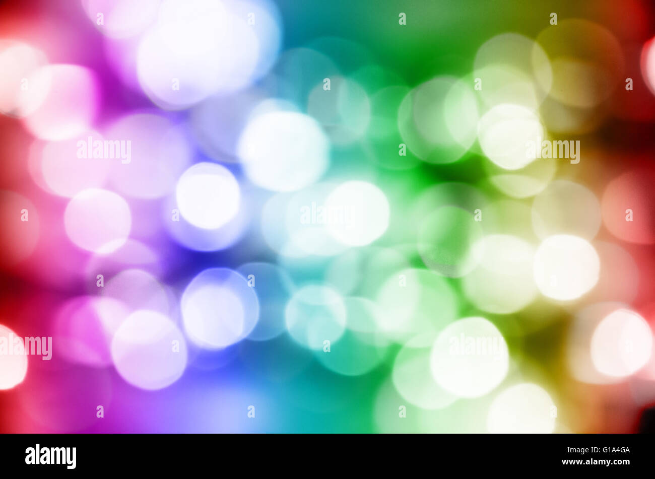 abstract defocus of light with multicolor background Stock Photo - Alamy