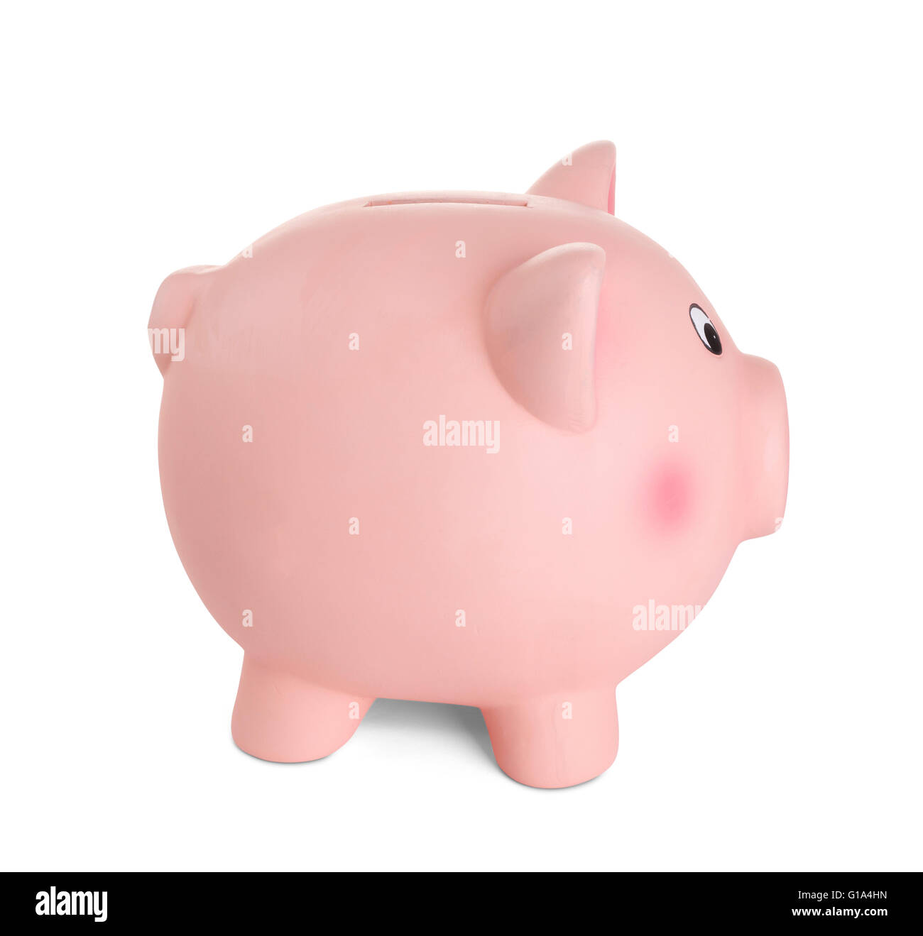 isolated piggy bank with clipping path Stock Photo - Alamy