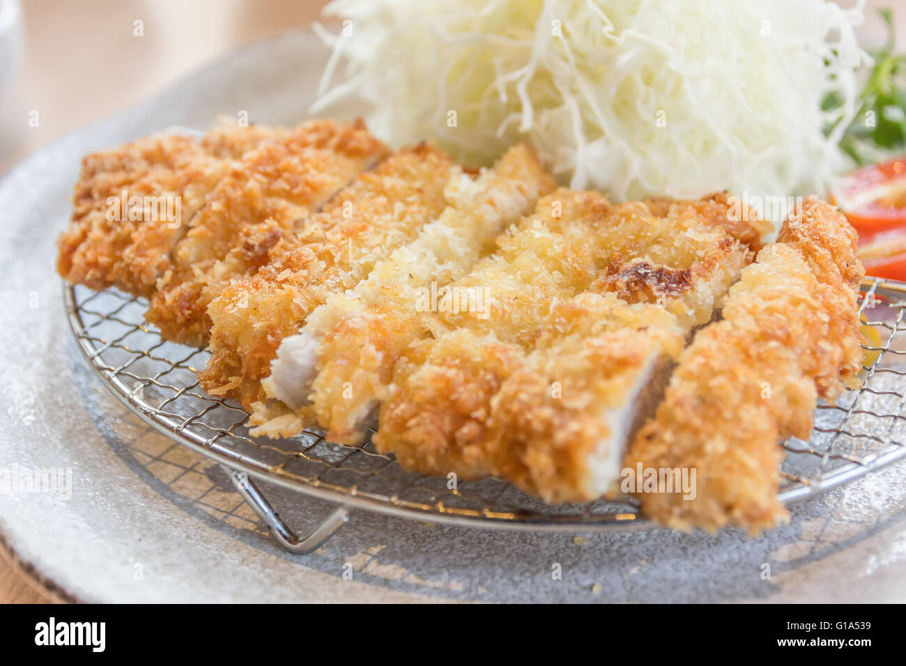 breaded pork cutlet, japanese food style tonkatsu Stock Photo Alamy