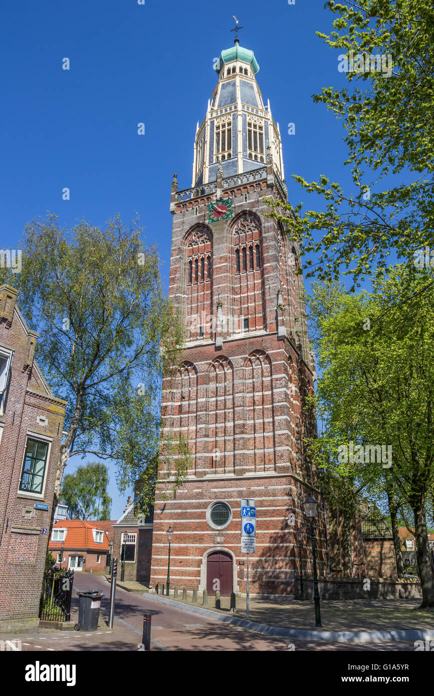 Zuiderkerk in historical village Enkhuizen, The Netherlands Stock Photo