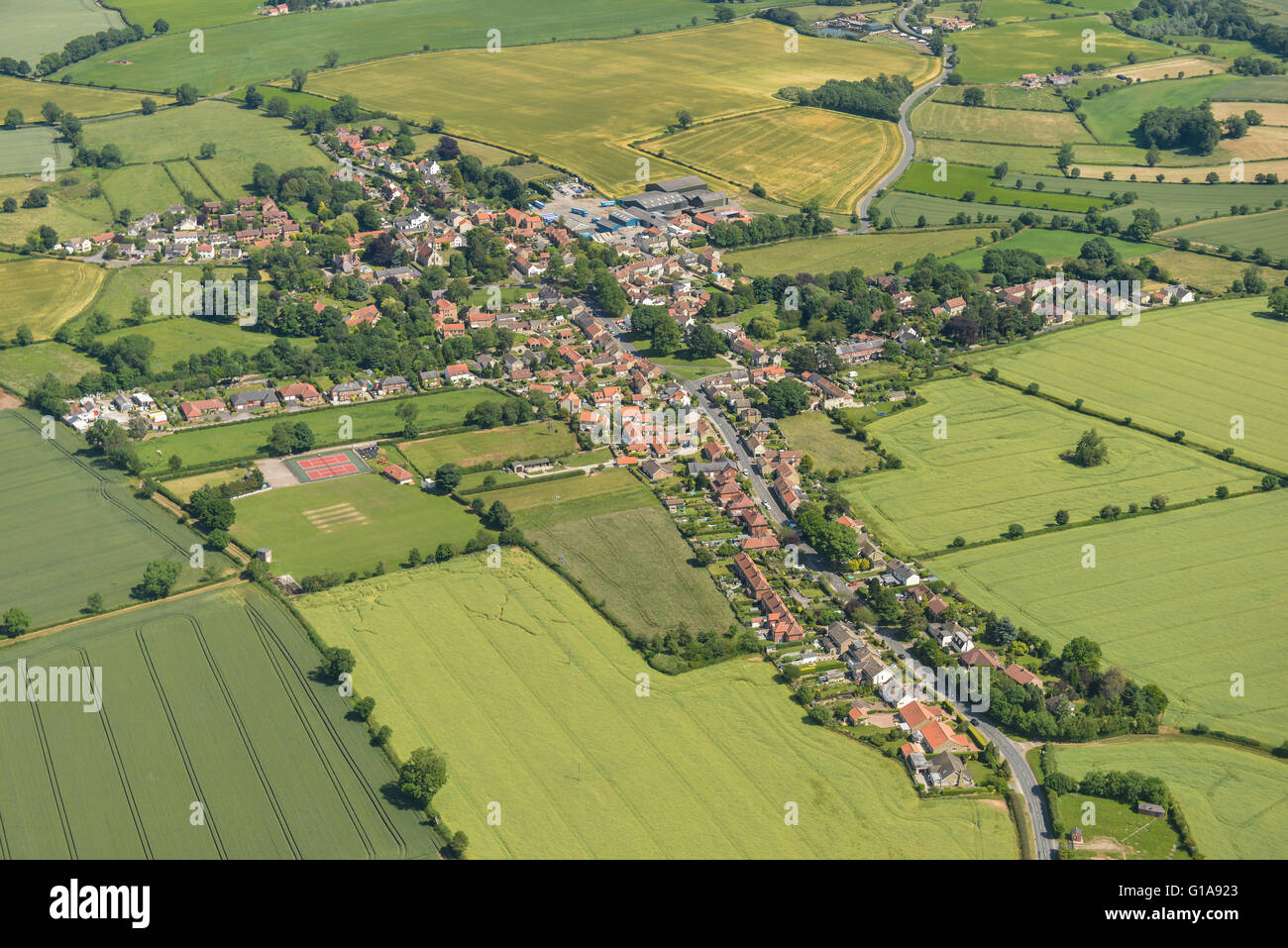 an-aerial-view-of-the-village-of-burton-leonard-and-surrounding-north