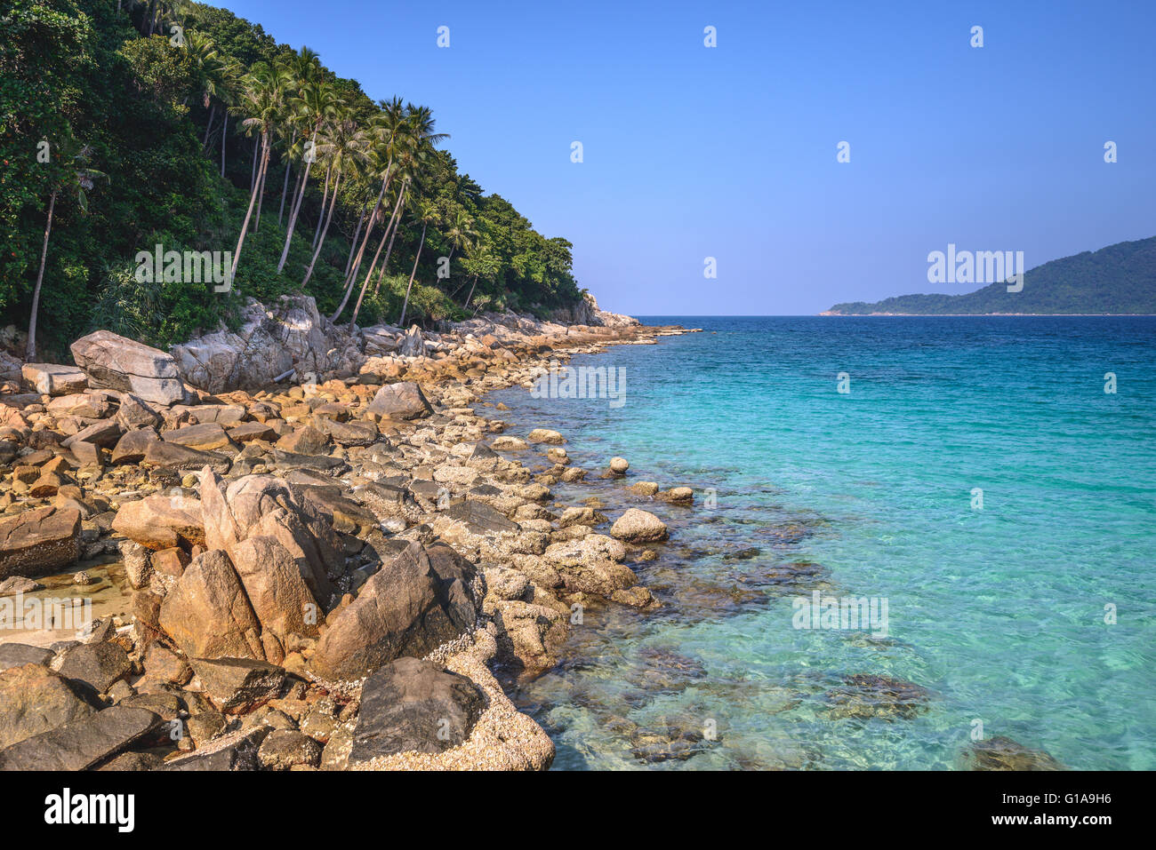 The Perhentian islands in Malaysia Stock Photo