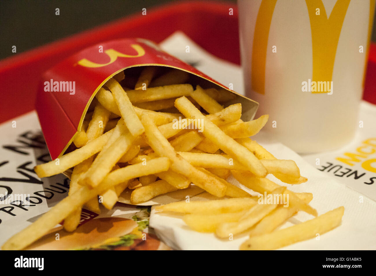 French fries mc donalds hi-res stock photography and images - Alamy