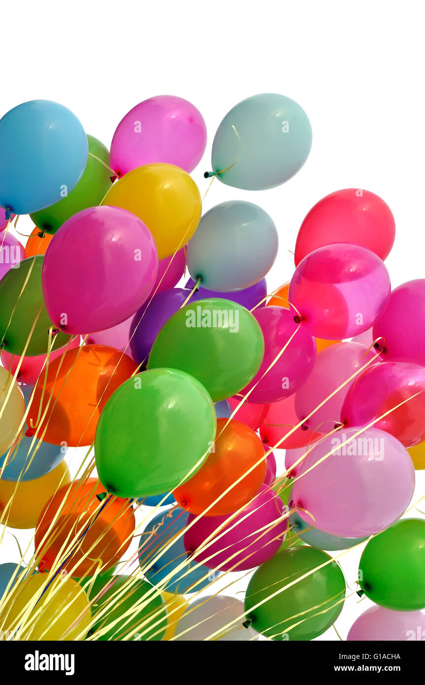 multicolored balloons Stock Photo