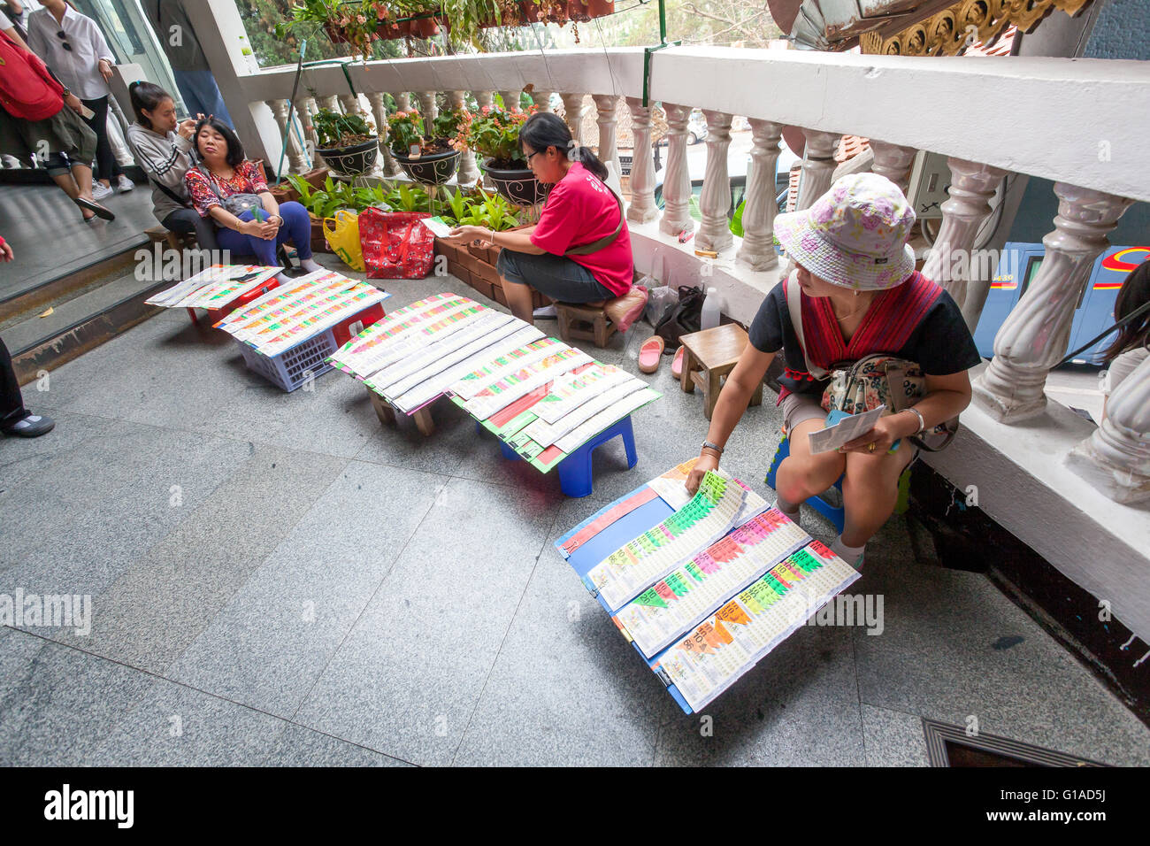 Monks in chiang mai street hi-res stock photography and images - Alamy