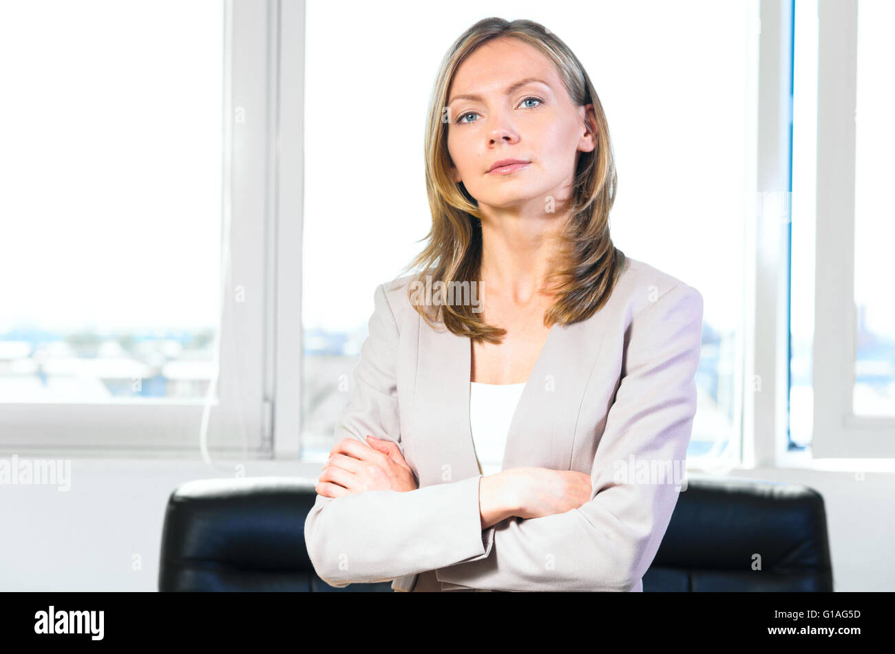 Middle age woman business worker hi-res stock photography and images ...