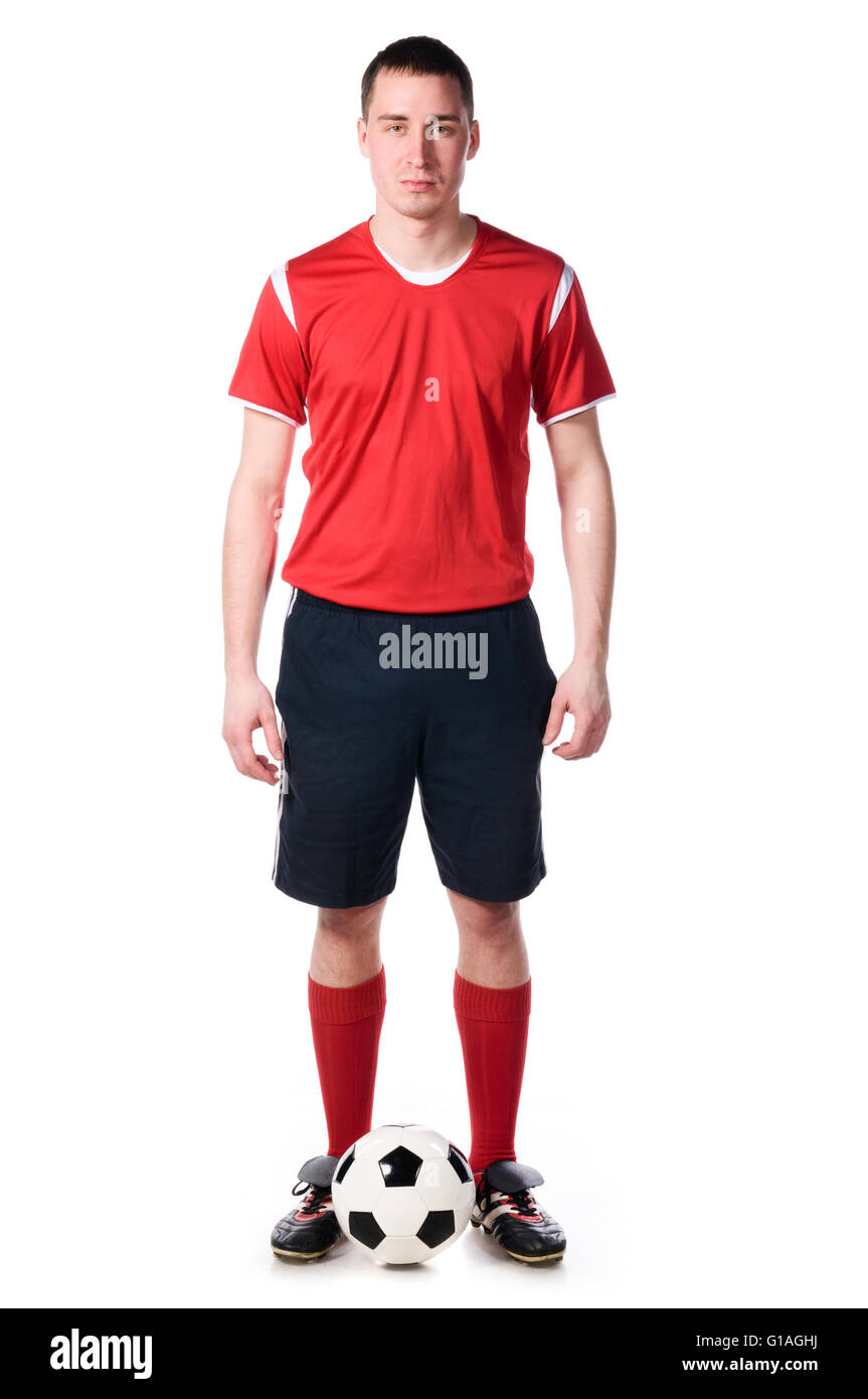 Full length blue football shirt hires stock photography and images Alamy