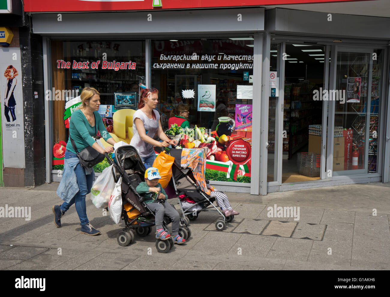 Romanian shop in walthamstow london hires stock photography and images