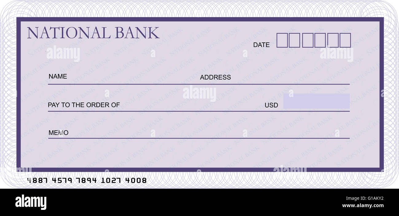 Old Cheque High Resolution Stock Photography and Images - Alamy Throughout Blank Cheque Template Uk