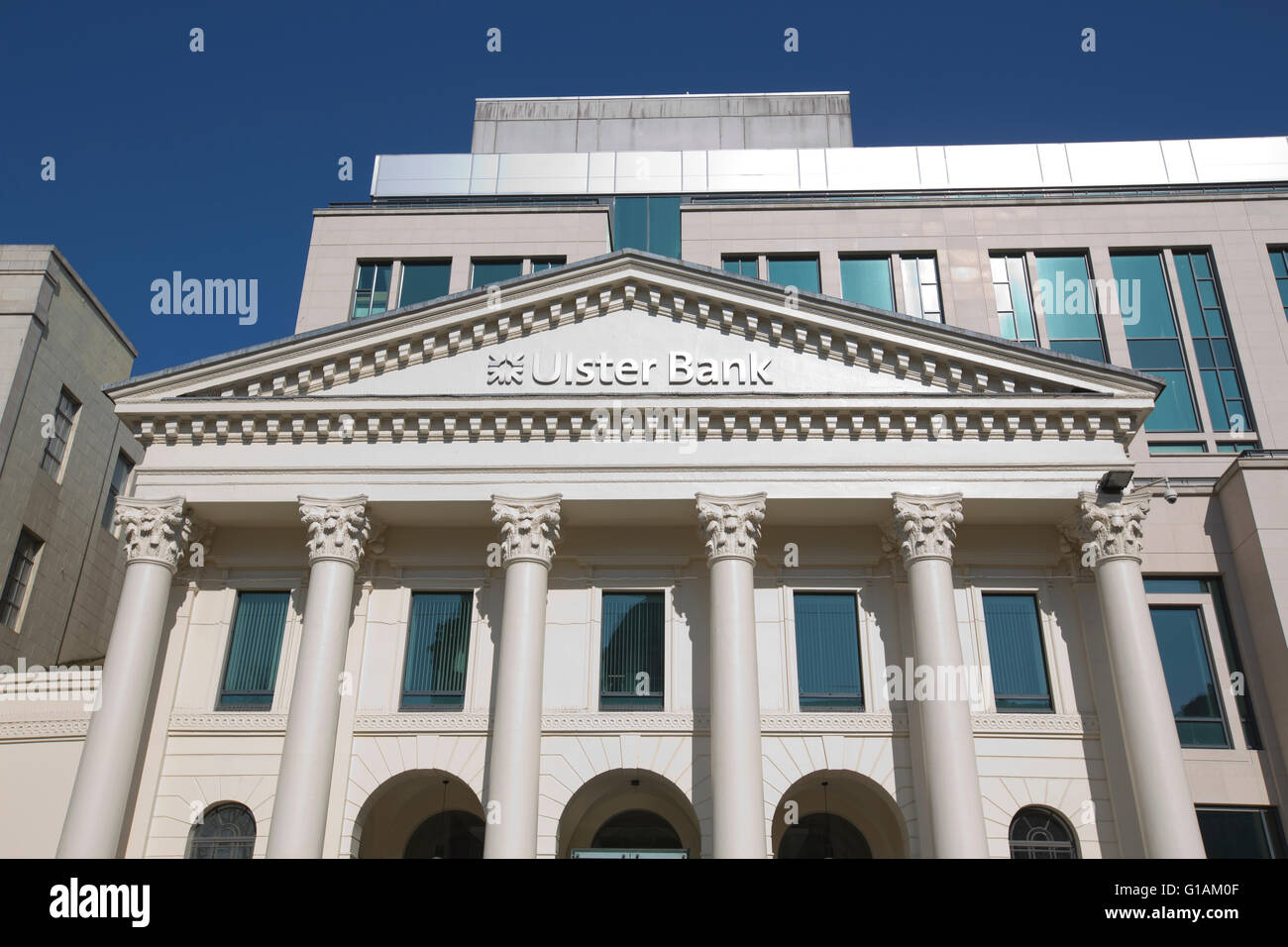 Ulster Bank headquarters, Donegall Square East, Belfast, Northern Ireland Stock Photo