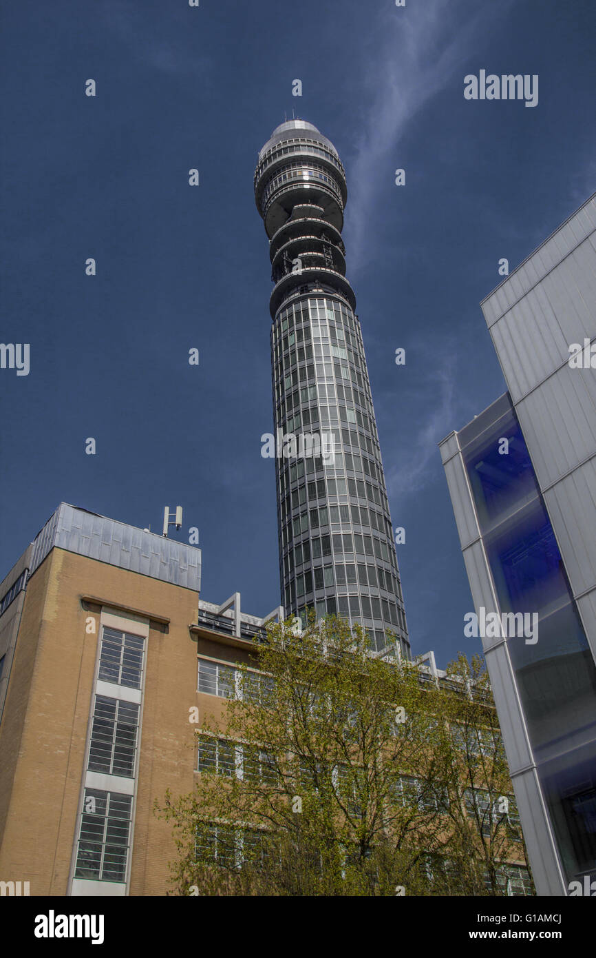 BT tower London London Street Stock Photo