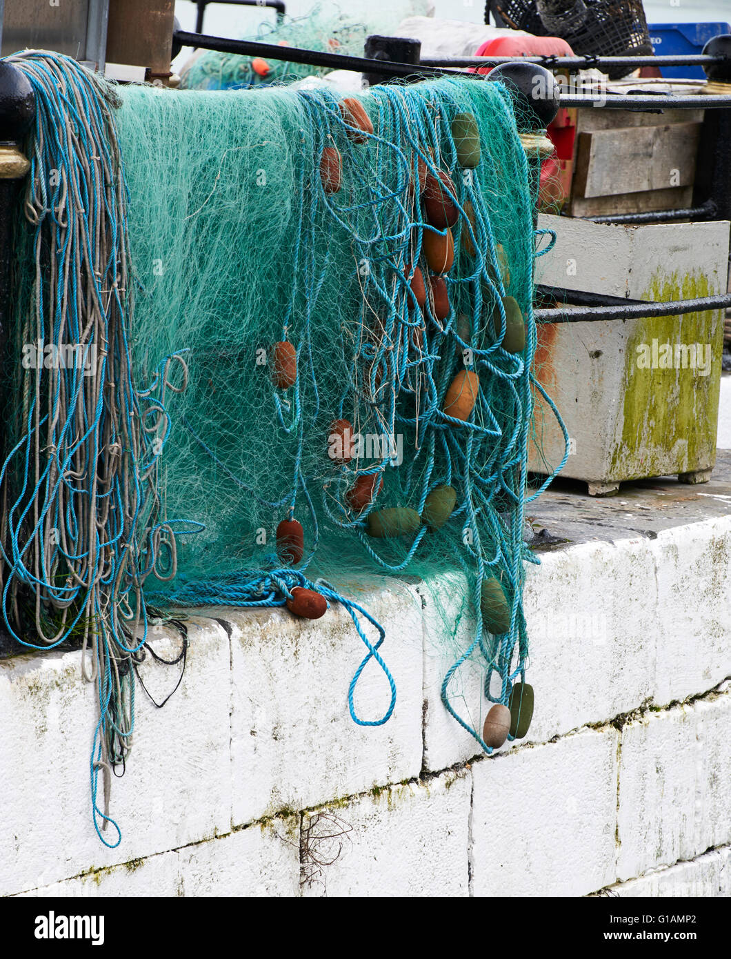 Fishing Net Railing Ireland county cork fishing nets hi-res stock photography and images ...
