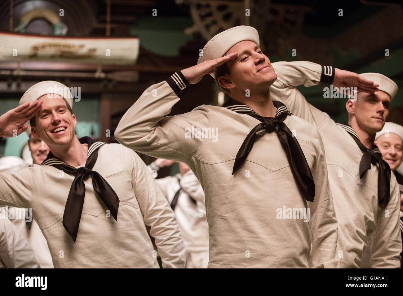 RELEASE DATE: February 5, 2016 TITLE: Hail, Caesar! STUDIO: Universal Pictures DIRECTOR: Ethan Coen, Joel Coen PLOT: A Hollywood fixer in the 1950s works to keep the studio's stars in line PICTURED: Channing Tatum (Credit: c Universal Pictures/Entertainment Pictures/) Stock Photo