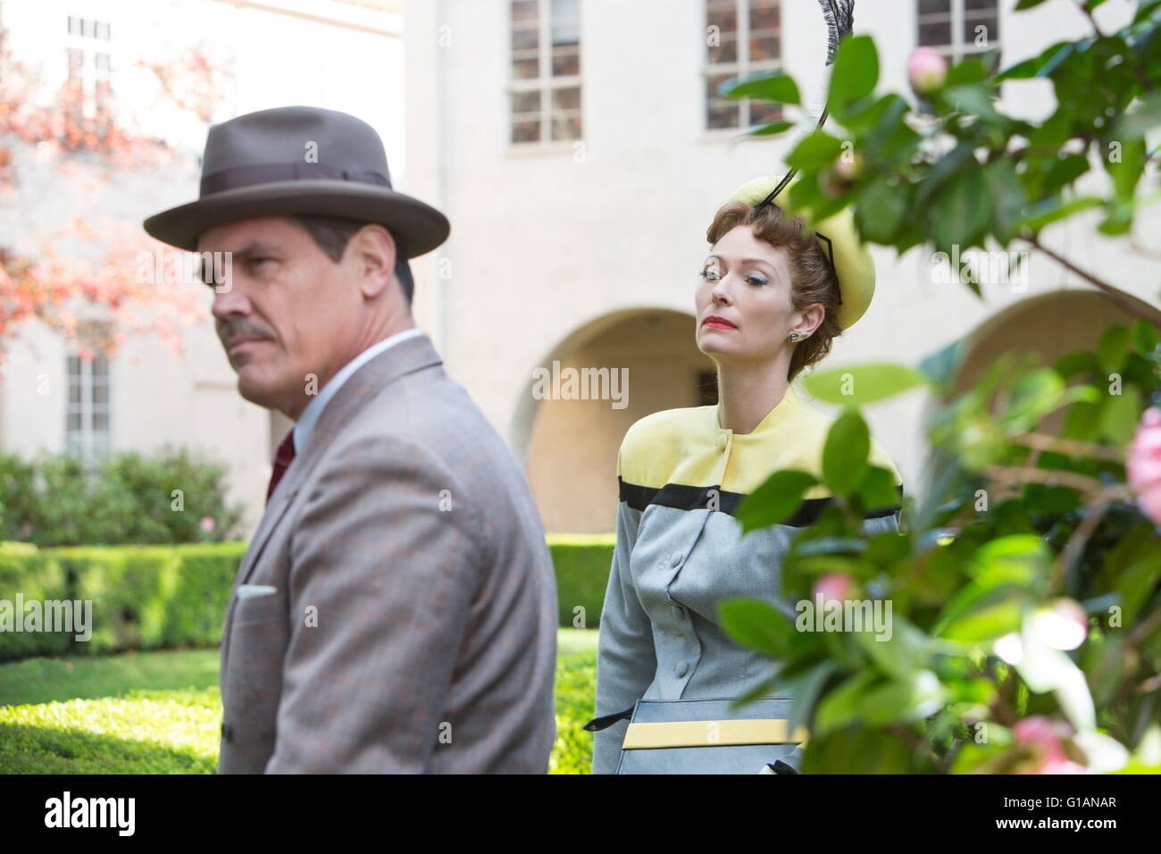 RELEASE DATE: February 5, 2016 TITLE: Hail, Caesar! STUDIO: Universal Pictures DIRECTOR: Ethan Coen, Joel Coen PLOT: A Hollywood fixer in the 1950s works to keep the studio's stars in line PICTURED: Josh Brolin, Tilda Swinton (Credit: c Universal Pictures/Entertainment Pictures/) Stock Photo