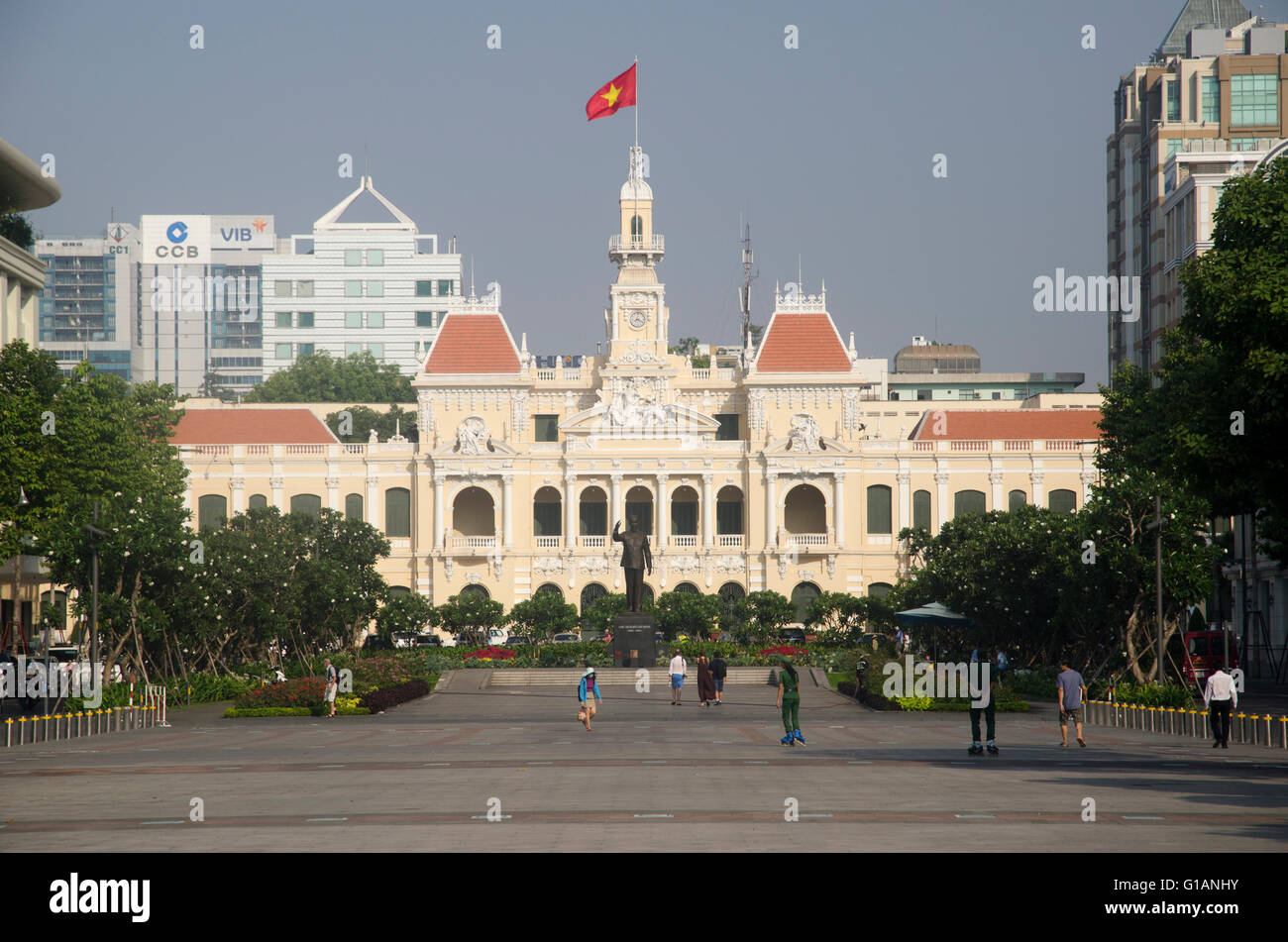 Hotel De Ville, Ho Chi Minh City, Vietnam Stock Photo