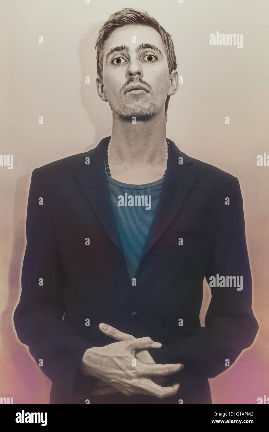 Portrait adult man dressed hi-res stock photography and images - Alamy