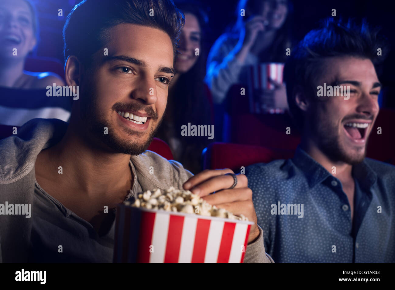 Eating popcorn at cinema hires stock photography and images Alamy