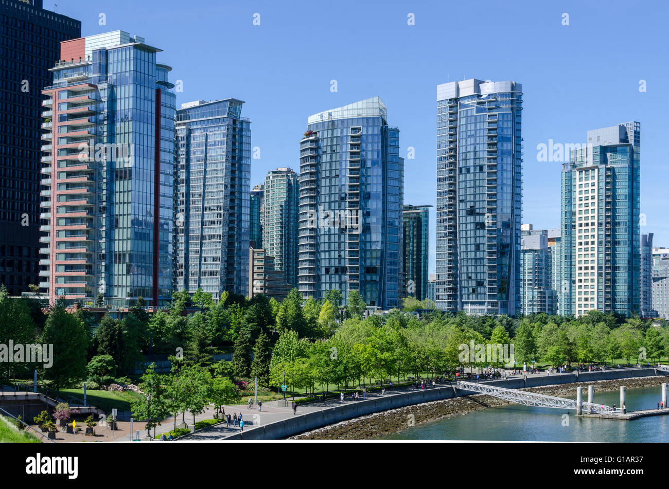 A Portrait Of The City And The Urban Landscape Of Vancouver British Columbia Canada Stock Photo Alamy