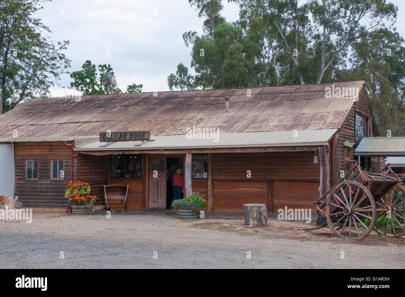 Cellar door of Gracebrook Vineyards is a 110yearold stables in the