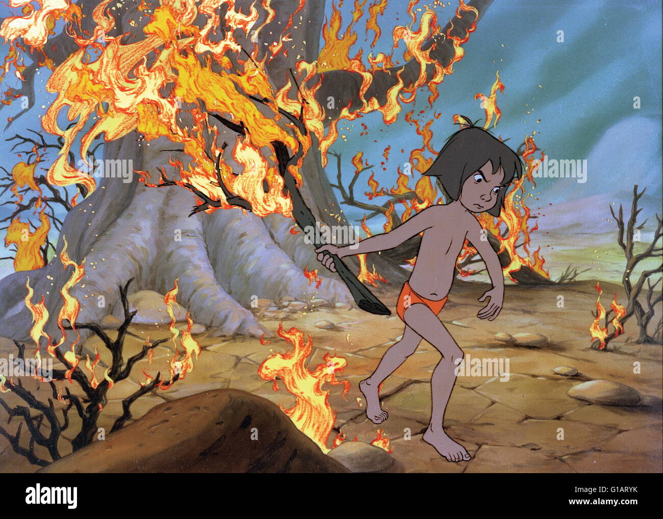 RELEASE DATE: October 18, 1967 DIRECTOR: Wolfgang Reitherman STUDIO: Walt Disney Productions PLOT: Disney animation inspired by Rudyard Kiplings 'Mowgli' story. Mowgli is a boy who has been raised by wolves in the Indian jungle. When the wolves hear that the fierce tiger, Shere Kahn, is nearby, they decide to send Mowgli to a local 'man tribe'. On his way to the village, Mowgli meets many animal characters in this musical tale. When Shere Kahn learns of Mowgli's presence, he tracks him down PICTURED: voices Phil Harris, Sebastian Cabot, Louis Prima (Credit Image: c Walt Disney Productions/Ente Stock Photo