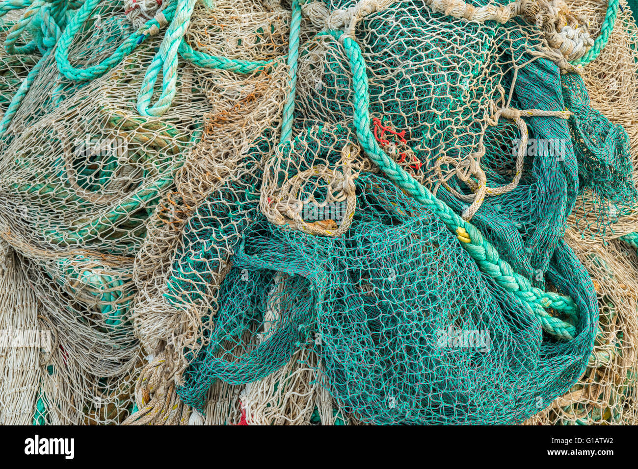 Fishing Net Float Line Fish Nets Stock Photo 2178462917