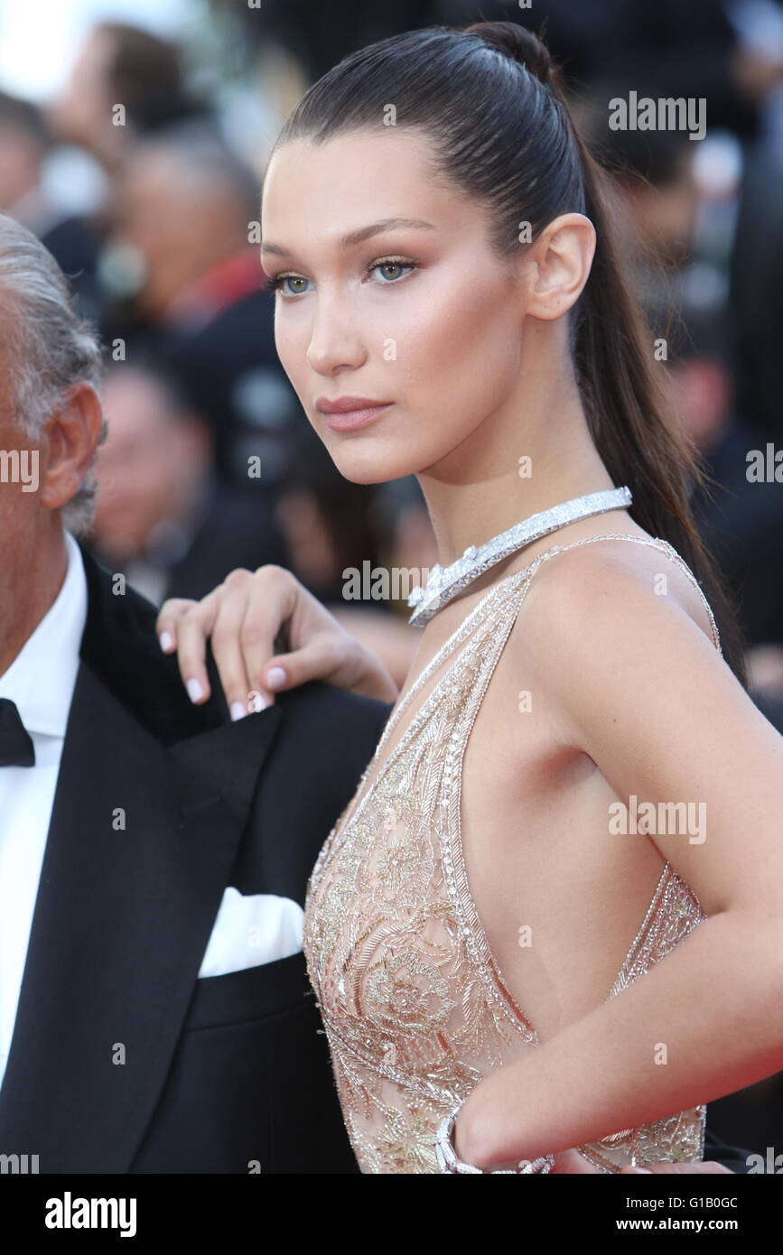 Cannes, France. 11th May, 2016. Model Bella Hadid attends the world ...