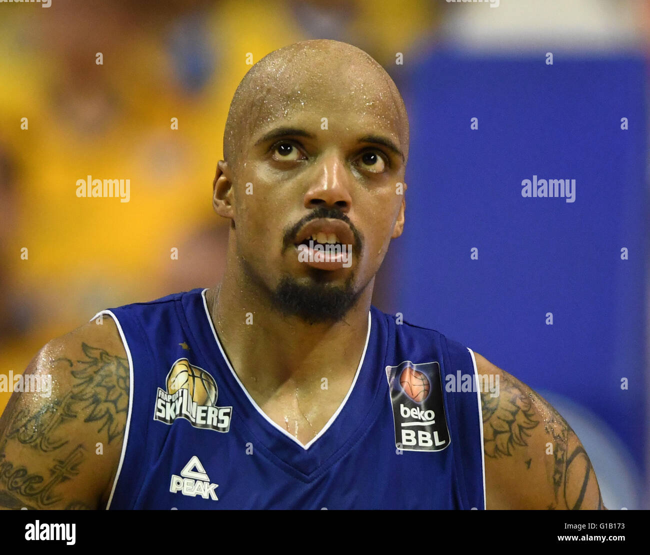 Frankfurt's Jordan Theodore during the German Bundesliga basketball  playoffs quarter final match between ALBA Berlin and