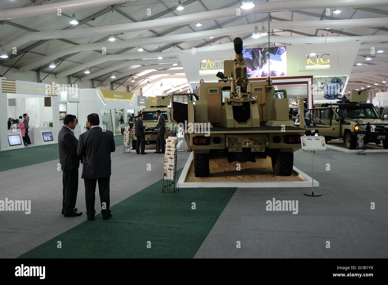 Amman, Jordan. 10th May, 2016. Opening of SOFEX "The Special Operations  Forces Exhibition" 11th Foundation Day, founded in 1996 by His Majesty King  Abdullah II. The Special Operations Forces Exhibition and Conference (