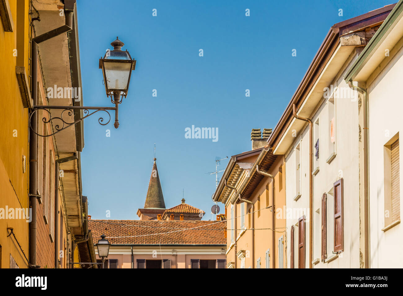 typical houses of an Italian village Stock Photo - Alamy
